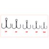 Dyxssm 100pcs/lot Treble Hooks Triple Fishing Hooks for Freshwater and Saltwater (Black, 4# 100pcs)