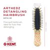 Kent ARTH1 Baby Hair Brush, Hair Brush for Kids, Small Brushes for Hair and Travel Brush Hair Detangler with Non-Scratch Nylon Bristles for Gentle Detangling Arthedz (Hearts N' Roses Pattern)