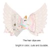 2 Pcs Hair Clips Girls Hair Clips Hair Bows PU Leather Alligator Clips for Toddler Girls Kids