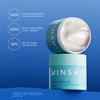 Kinship Gift Bundle - Self Reflect SPF, Supermello Moisturizer, Brightwave Vitamin C Eye Cream + Cosmetic Bag - 100% Mineral Sunscreen, Gel Cream + Hyaluronic Acid, Reduce Fine Lines + Under Eye Bags