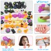 LAHAND 50 Pcs Halloween Party Favors Mochi Squishy Toy,Mini Squishies Cute Squeeze Toy Stress Reliever Anxiety Packs for Boys and Girls