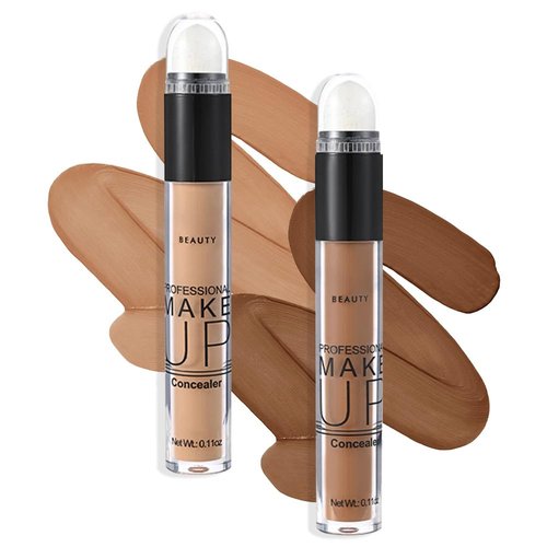 1 Pack Liquid Foundation Cream for Face Makeup,Durable Full Coverage Matte Concealer Make Up,Oil Control & Waterproof Base Primer -0.35 Fl.Oz (05+06#)