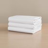 H by Frette Percale Fitted Sheet (Queen) - Luxury All-White Fitted Bed Sheet/Cool and Crisp, Recommended for Anyone Who Gets Hot at Night / 100% Long-Staple Cotton