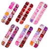 MAIOUSU STORE 72 Grids Valentine's Day Nail Art 3D Pink Red Holographic Nail Sequins Lazer Butterfly Star Moon Flakes Glitter Heart Hollow Heart Lip Shape Laser Flakes Sparkly Confetti