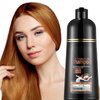 Instant Blonde Brown Hair Shampoo for Dark Hair - Herbal Coconut Hair Color Shampoo for Women & Men,16.90 FL OZ Brown Hair Dye Shampoo Easy to Use & long lasting Color Shampoo Hair Dye (Blonde Brown)