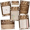 Printed Party Rustic Bridal Shower Kit, 5 Games and Activities, 250 Cards