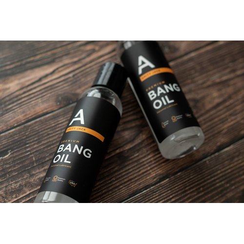 Personal Lubricant | Amity Jack’s Premium Bang Oil | 6 oz. (177 ml) | Silky Smooth, Long-Lasting Lube, Silicone-Based
