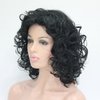 Lydell Short Soft Super Curly Layered Natural Movement Synthetic Wigs (Black)