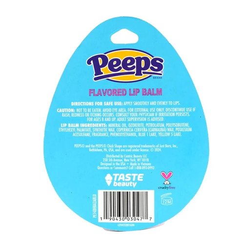 Peeps (1) Easter Candy Flavored Lip Balm - Cotton Candy Marshmallow Creme - Net Wt. 0.12 oz / 3.4 g