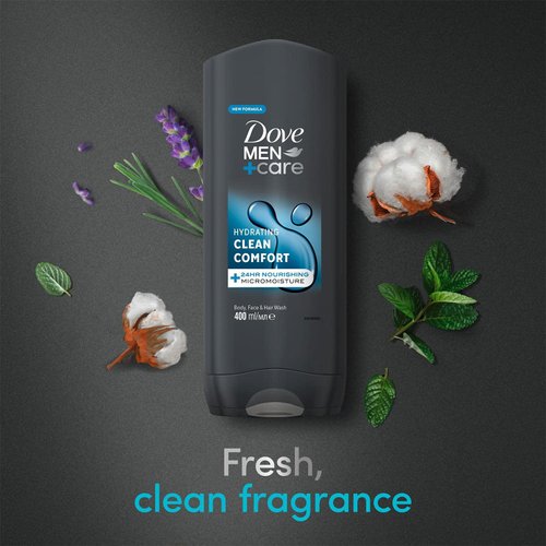 Dove Men Clean Comfort Shower Gel 400ml