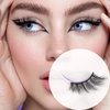 FANXITON Half Lashes Natural Look Wispy 10 Pairs Cat Eye Lashes 3D False Eyelashes Fluffy Soft 15 MM Short Faux Mink Lashes Sets Pack