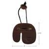 Hide & Drink, Archery Finger Tab, Protect Guard for Recurve Bows, Finger Protector, Shooting Practice Gear Sports & Outdoors, Full Grain Leather, Handmade, Bourbon Brown