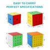 CFMOUR Speed Cube Set - Moyu Meilong 2x2 3x3 4x4 5x5 Cube Bundle | Stickerless Magic Cubes with Smooth Turning | Birthday Party Christmas Brain Teaser Puzzle Toys for Kids & Adults