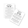 Lash Extension Aftercare Instruction Cards for Clients | Post Card Size 4.25 x 5.5” inches | 30 pack | Minimalist Black and White for Lash Artist Techs Client Business Cards