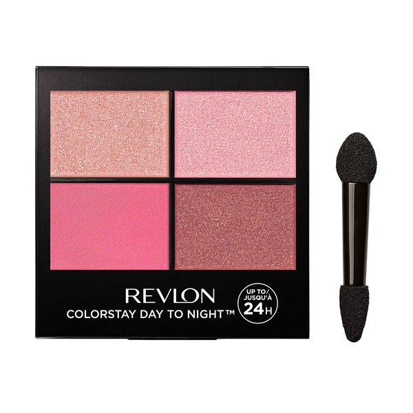 REVLON Eye Shadow Palette, ColorStay Day to Night, Makeup Stocking Stuffers for Women, Crease & Smudgeproof, Transitional Shades, 565 Pretty, 0.16 Oz
