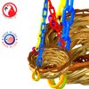 Bonka Bird Toys 1622 Nest Swing Small Parrot Basket Cage Toy Cockatiels, Parakeets, Budgies, and Similar