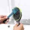 3 PACK Hair Brush Cleaning Tool, 2-In-1 Comb Cleaner Effective Hairbrush Cleaner, Small and Portable Suitable for Travel Good Comb Brush for Women
