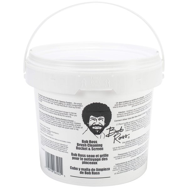 Bob Ross R6545 Cleaning Bucket & Screen-White