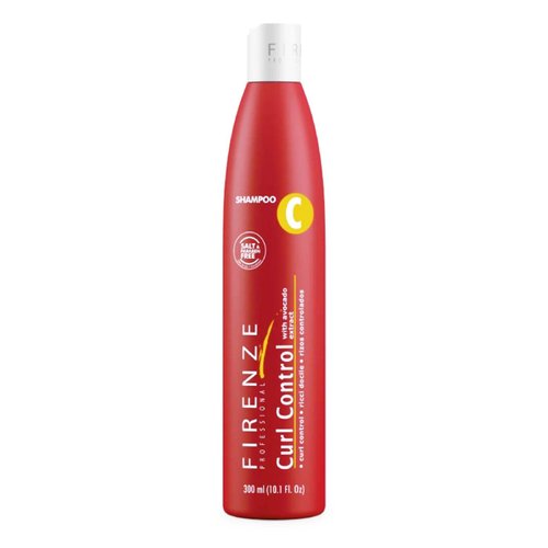 Firenze Professional Curl Control with avocado extract Shampoo and Conditioner, Includes Gift bag