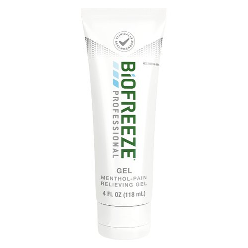 Biofreeze Professional Strength Pain Relief Gel, Arthritis Pain Reliver, Knee & Lower Back Pain Relief, Sore Muscle Relief, Neck Pain Relief, FSA Eligible, 4 FL OZ Biofreeze Menthol Gel