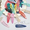 BBGifts Clips for Hair, 40 Pcs 2.75 Inch Metal Barrettes Snap Hair Clips for Girls Kids Teens Women, Cute Candy Color Hair Pins for Birthday Party Gift