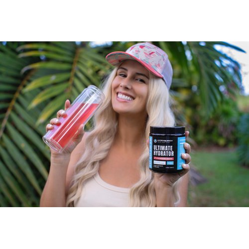 HydraQuench Ultimate Hydration Electrolyte Drink Mix Tropical Vibes Flavor with Electrolytes, B Vitamins and BCAAs Sugar Free, Vegan and Keto for Hydration and Muscle Recovery.