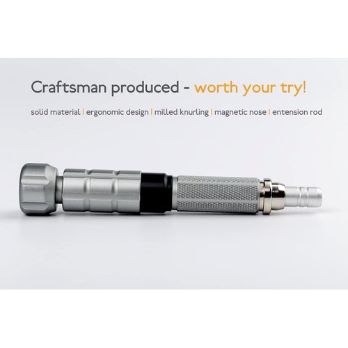 Nanch Electronics Screwdriver Set with Telescopic Aluminum Handle and 23 Alloy S2 Screwdriver Bits for Computer Smartphone Watches and other Small Tablets