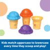 Learning Resources Mini Letter Scoops - Preschool Learning Toys for Kids Ages 3+, Stacking Toys for Toddlers and Kids, Montessori Learning, Alphabet Toys, 52 Pieces