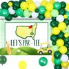 Jollyboom Golf Theme Party Decorations - Golf Theme Balloon Arch with Lets Partee Backdrop Banner for Masters Golf Birthday Party Decorations, Kids Birthday Adult Birthday Celebrating