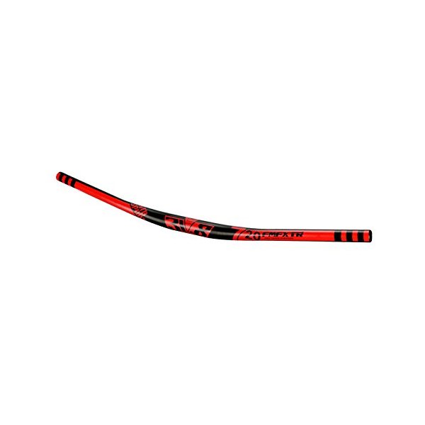 UPANBIKE Road Mountain Bike Handlebar Lengthen Aluminum Alloy 720 780mm*31.8mm Riser Bar (720mm Red)