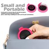 1st Choice Travel Folding Hair Brush Mirror Pocket Purse Car Camping Compact 2.5" Gift 1Pc