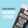 Pacific Shaving Company Clean Facial Wash - Unscented Gentle Face Cleanser with Sea Salt & Aloe Vera - Hydrating Men's Face Wash for Sensitive Skin (7 Oz)