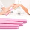 Nail Buffers 20 Pack 100/180 Grit Nail Buffer Block Sponge Buffing Nail File for Acrylic/Natural Nails, Pink