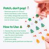 Acne Patch Shapes Edition | Acne Patches with Hydrocolloid Dressing | Fun for Parties, sleepovers, Girls' Nights, Halloween Party, Girl's gift (Christmas Patch (85ct))