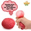 IPIDIPI TOYS Squishy Brain Fidget Splat Balls – Sticky Sensory Stress Relief Toys for Kids and Adults, Bulk Squishy Party Favors, Christmas Stocking Stuffers , Pack of 3