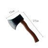 Lumberjack Costume Prop Toy - Wood Look Hatchet Axe Props for Party Black