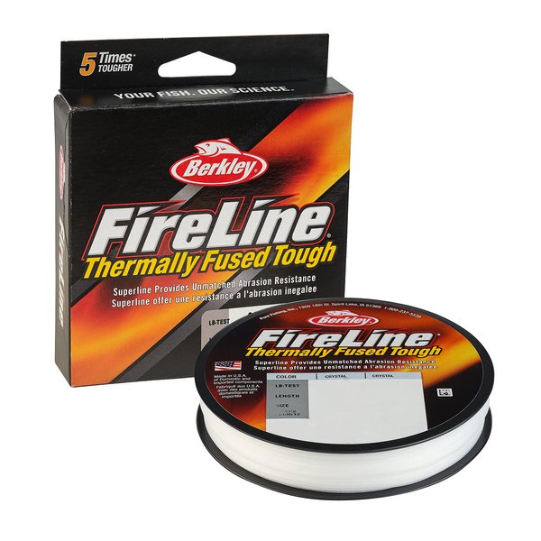 Berkley FireLine® Superline, Crystal, 6lb | 2.7kg, 125yd | 114m Fishing Line, Suitable for Freshwater Environments