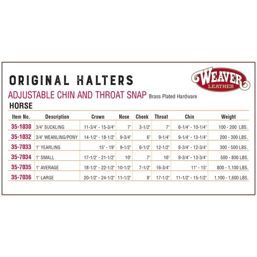 Weaver Leather Original Adjustable Nylon Horse Halter, Yearling, Hurricane Blue