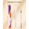 2-in-1 Eyebrow Pencil & Tinted Brow Gel, Brown Waterproof Liquid Micro Eyebrow Pencil Long Lasting Tinted Brow Gel, Smudge-proof Thickening Eyebrow Mascara Brow Pen Lift & Snatch Eyebrow Eye Makeup