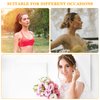 Tyqour 2Pcs Gold Headbands for Women Thin Metal Hair Band Retro Big Wavy Headband Hair Styling Accessories for Women Teen Girls Bridal Wedding
