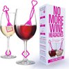 PureWine Pink Wand Filters Histamines and Sulfites - May Reduce and Alleviate Wine Allergies & Sensitivities - Purifier Aerates Wine Restore Taste & Purity - Includes Wine Glass Charm Accessory