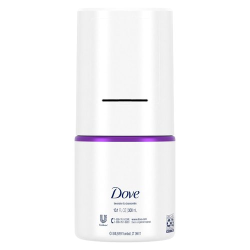 Dove Nourishing Foaming Hand Wash Lavender & Chamomile Touchless Battery Operated Dispenser Kit Moisturizing Foaming Hand Wash Refill 10.1 oz