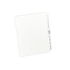 Avery Avery-Style Legal Side Tab Dividers, 26-Tab, 76-100, Letter Size, White, 25 per Set (11397)