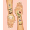 xo, Fetti Bug Temporary Tattoos - 48 Glitter Styles | Buggin' Out Insect Birthday Party Supplies, Bees, Spiders, Beetles, Butterflies, Arts and Crafts
