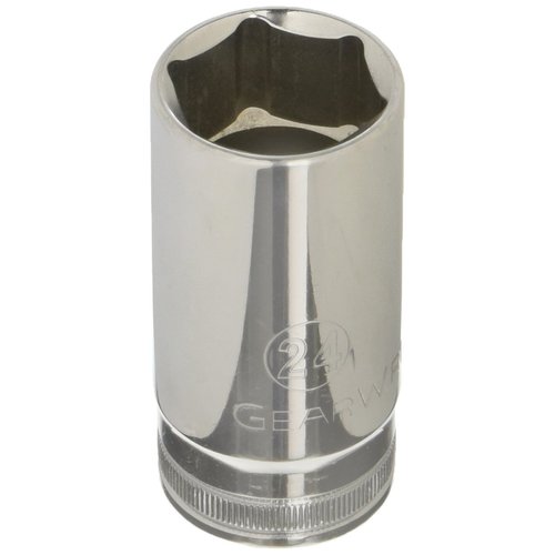 GEARWRENCH 3/8" Drive 6 Pt. Deep Socket, 24mm - 80409