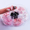 CDBOVID 140 Pcs Nail Charms,7 Styles 3D Slime Charms Nail Decorations Flatback Resin Charm for DIY Nail Art Decorations Supplies,Hair Clips,Refrigerator Magnets,Jewelry and Phone Cases Etc