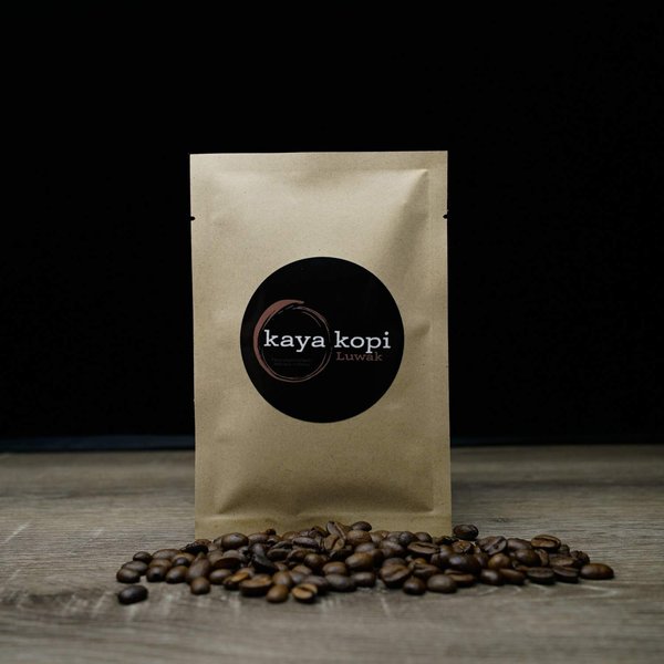 Premium Kopi Luwak From Indonesia Wild Palm Civets Arabica Coffee Beans (Luwak Dark Roast, 7.05 Ounce (Pack of 1)