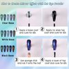 Laza Cat Eye Chrome Nail Powder Chameleon Magnetic Powder 3D Cat Eye Effect Mirror Effect Pigment Dust Magic Galaxy Holographic Effect Glitter with Magnetic Stick for Velvet Nail Art - Emerald Peacock