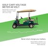 48V led Battery Indicator 48 Volt Battery Meter led Voltmeter Gauge led Digital Voltmeter for Golf Cart Club Car EZGO Yamaha