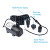 12V - 24V DC Brushless Submersible Water Pump, 410GPH, for Solar Fountain, Fish Pond, and Aquarium